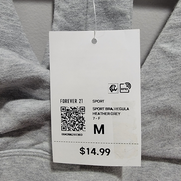 Forever 21 Front Knot Peek-a-Boo Sports Bra - Picture 8 of 10